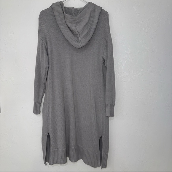 Style & Co. Charcoal Hooded Cardigan Sweater - Picture 6 of 13